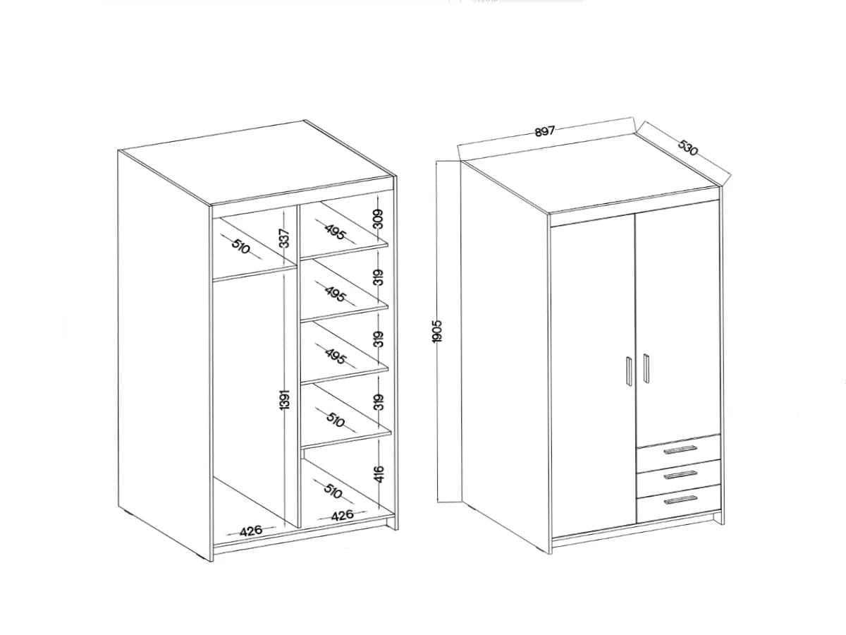 Jak odróżnić szafkę prawą od lewej - kluczowe cechy i wskazówki