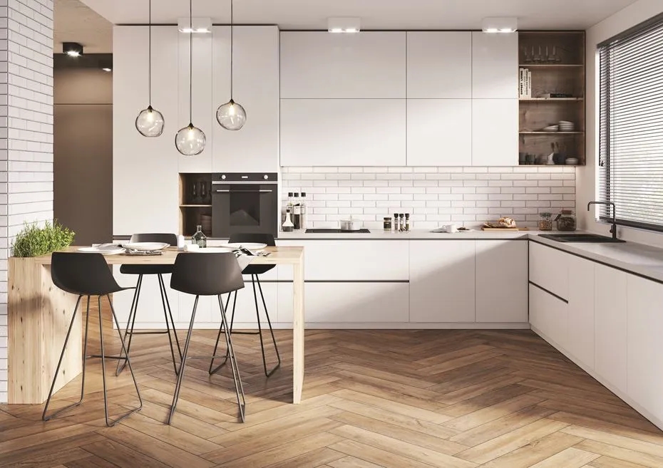 Jakie kafelki do białej kuchni wybrać, aby uniknąć błędów w aranżacji?