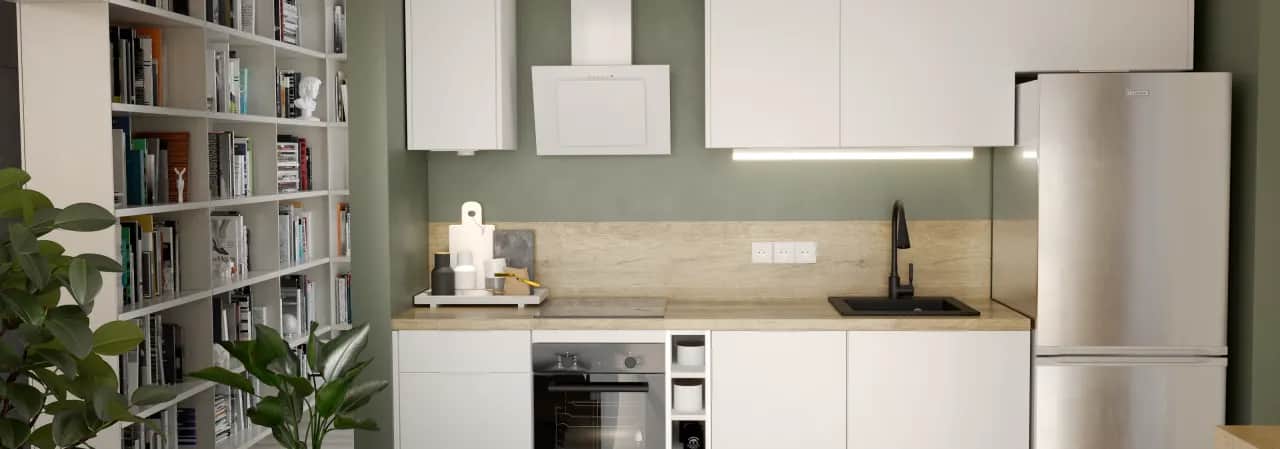 Jaki kolor farby do małej kuchni, aby optycznie ją powiększyć?