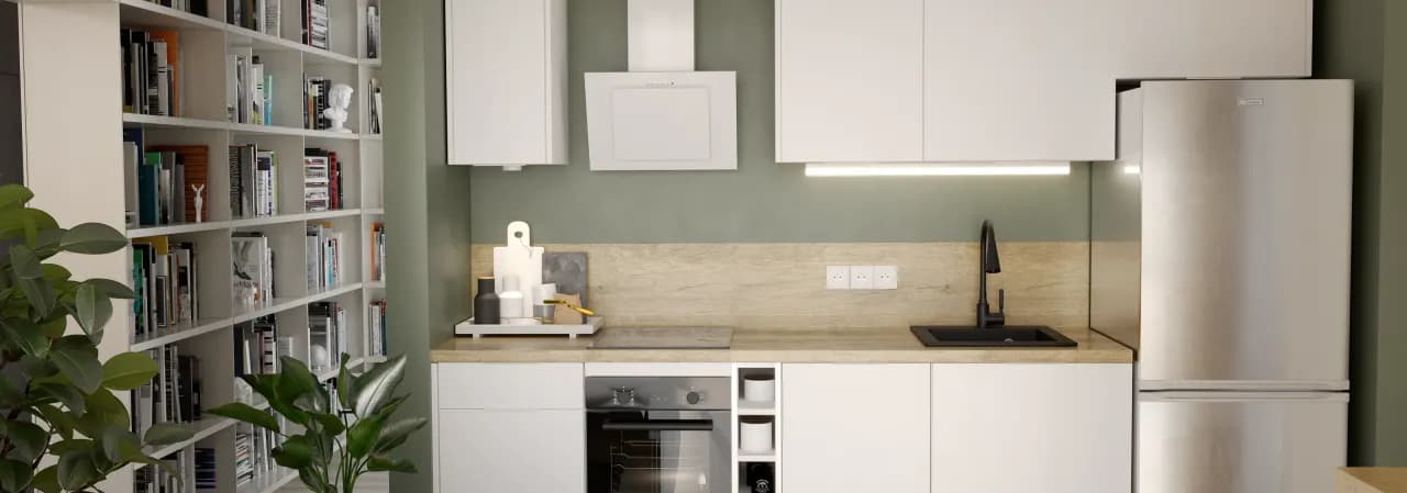 Jaki kolor farby do małej kuchni, aby optycznie ją powiększyć?